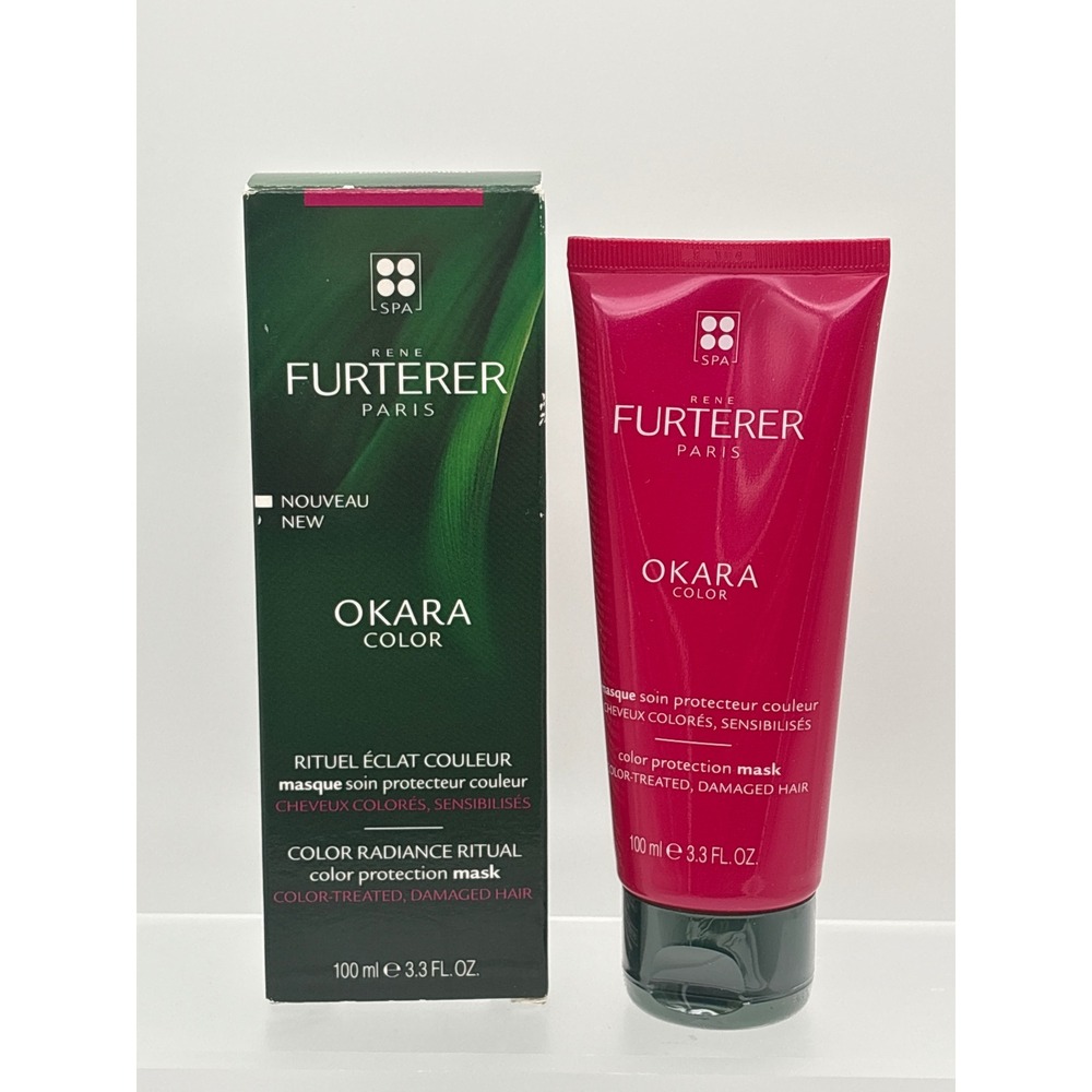 Rene Furterer Okara Color Radiance Ritual Color Protection Mask 3.3 fl oz Sealed
